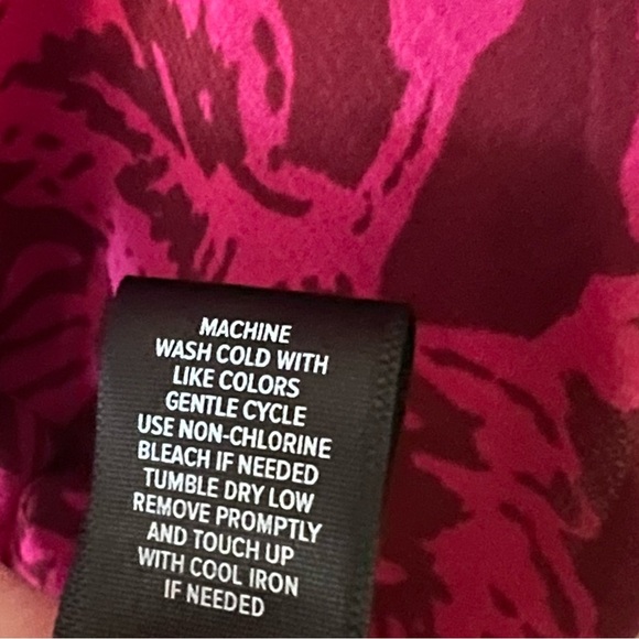 Torrid Pink Floral Kimono Blouse with ruffled Short Sleeve /2XL - Picture 6 of 6